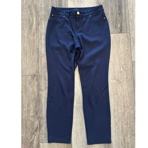 INC International Concepts Navy Blue Knit Pants Size 10